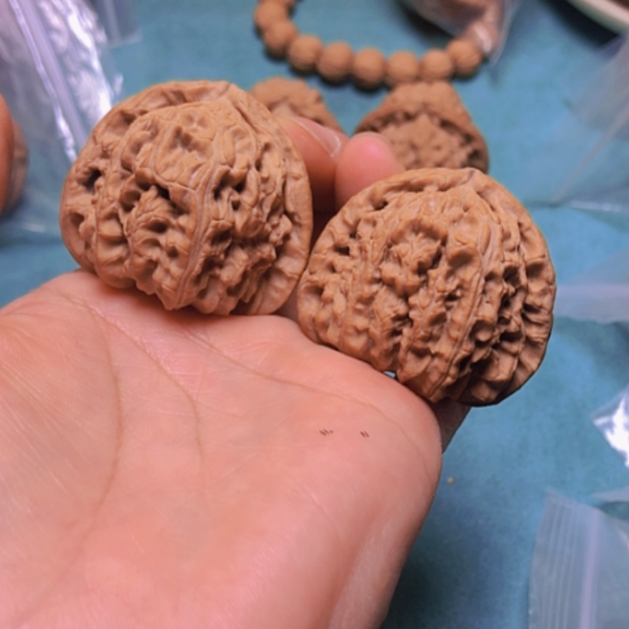 【闪购商品】核桃手串/手链40三角白全品