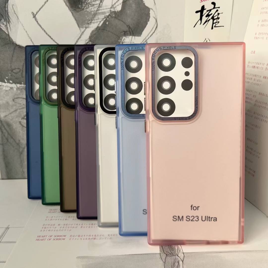 钢码肤感磨砂凹槽适用iPhone17ProMax苹果16手机壳15华为三星
