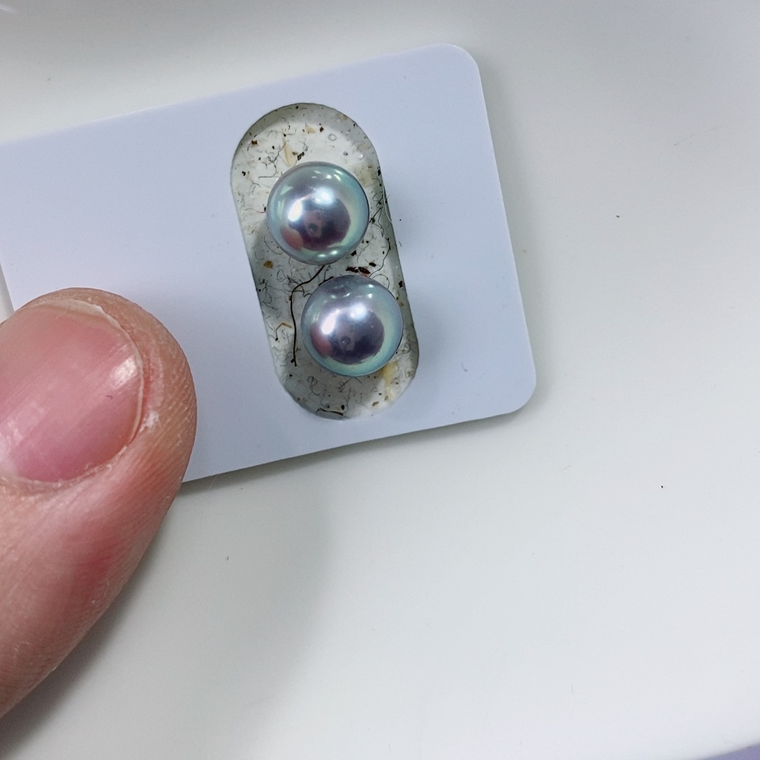 海水珍珠耳饰18K金镶嵌