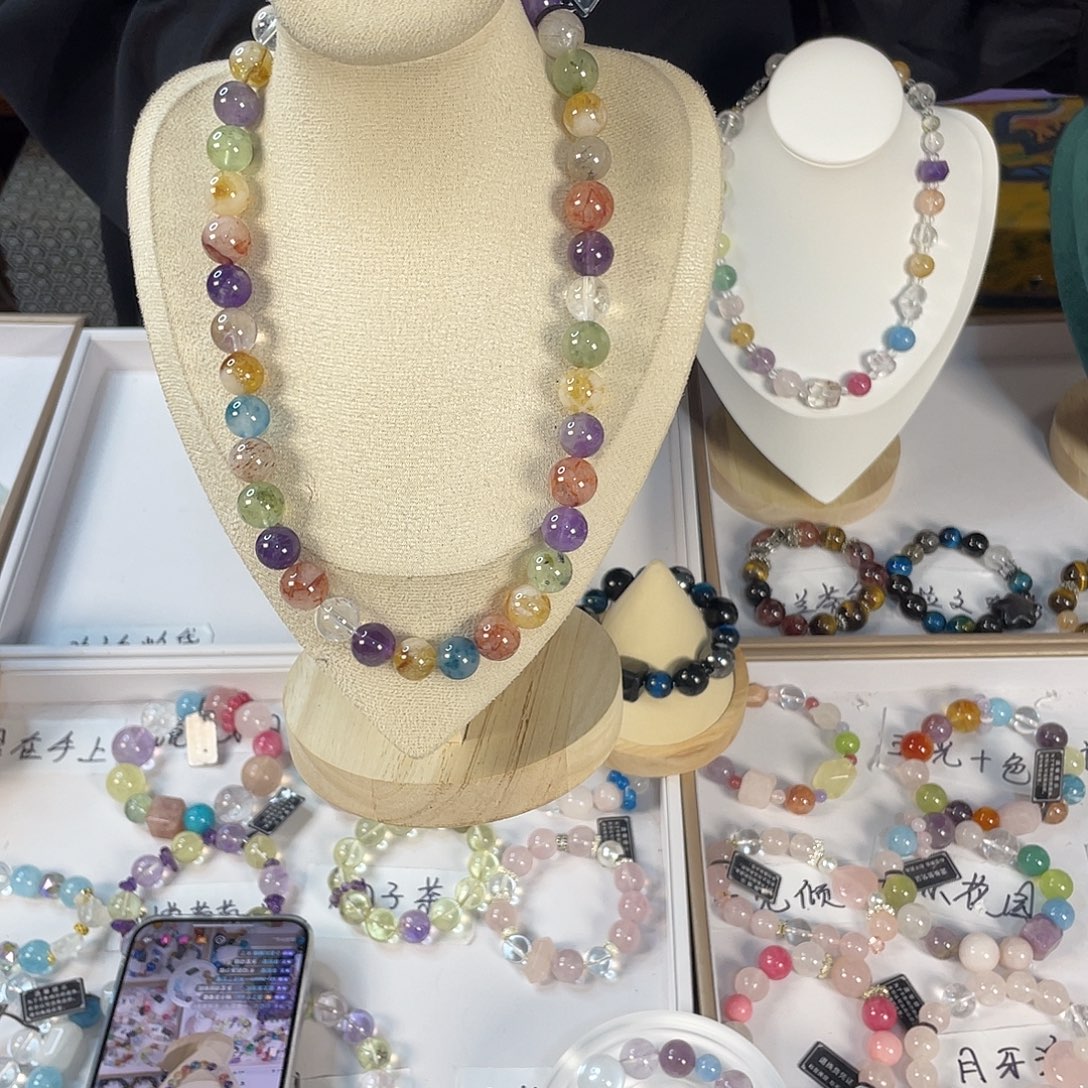 水晶手链银S925镶嵌