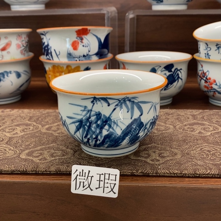 釉下老陶泥手工绘制