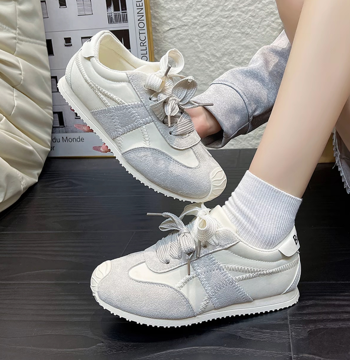 小众芭蕾风德训鞋2025春夏季新款女鞋百搭软底复古休闲运动鞋软底