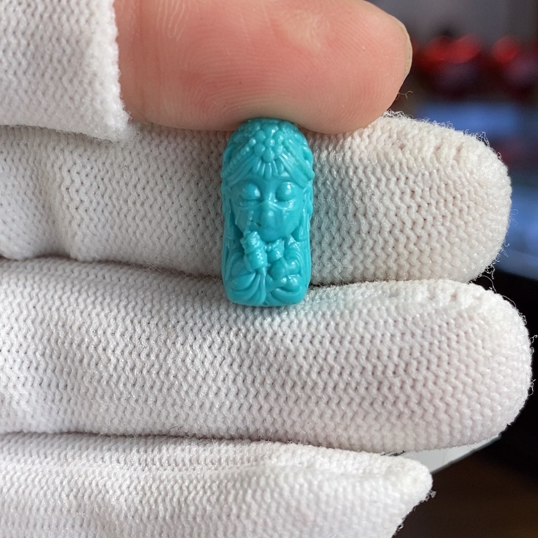 绿松石未镶嵌珠宝奇石