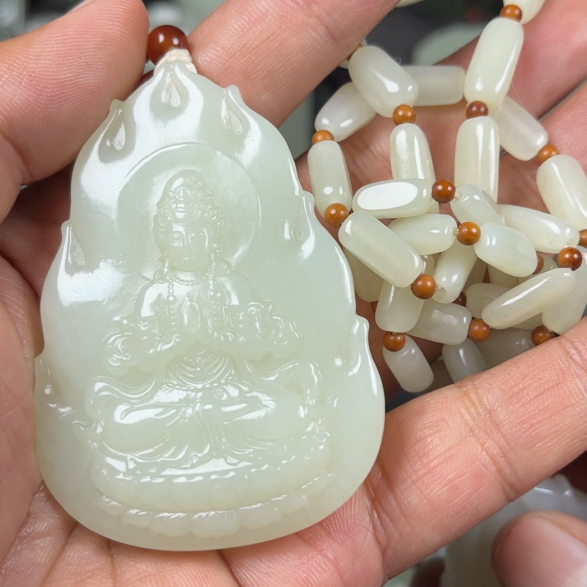 【闪购商品】和田玉未镶嵌挂件【****】