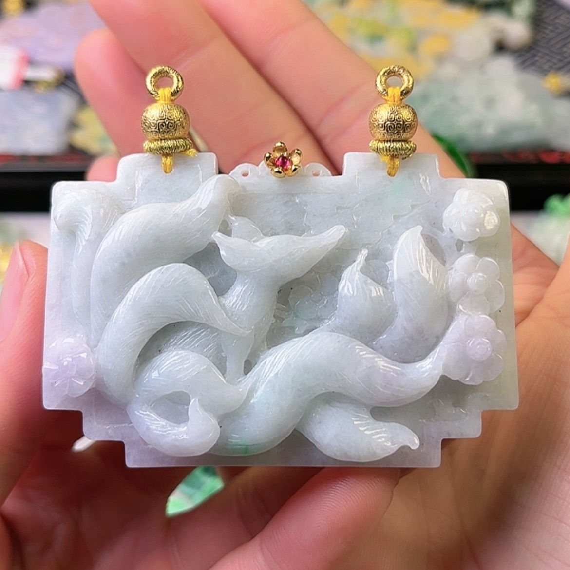 【闪购商品】翡翠颈饰未镶嵌挂件