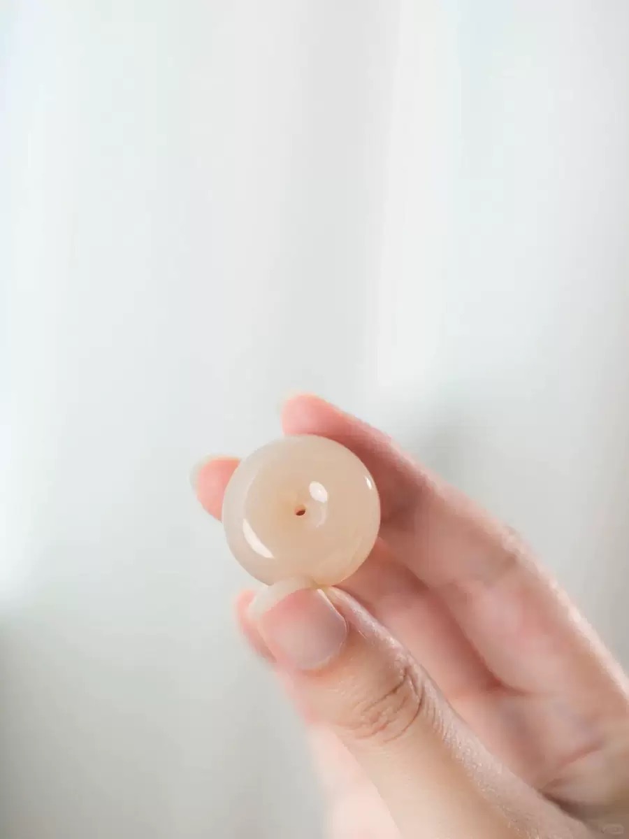 新疆昆仑藕粉平安扣一个