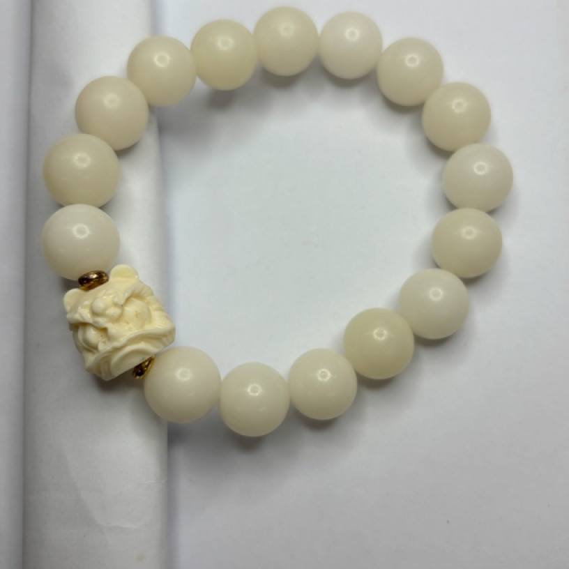 A43 白菩提 醒狮手串12mm