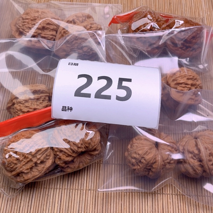 文玩核桃把件225号6对带练手元宝