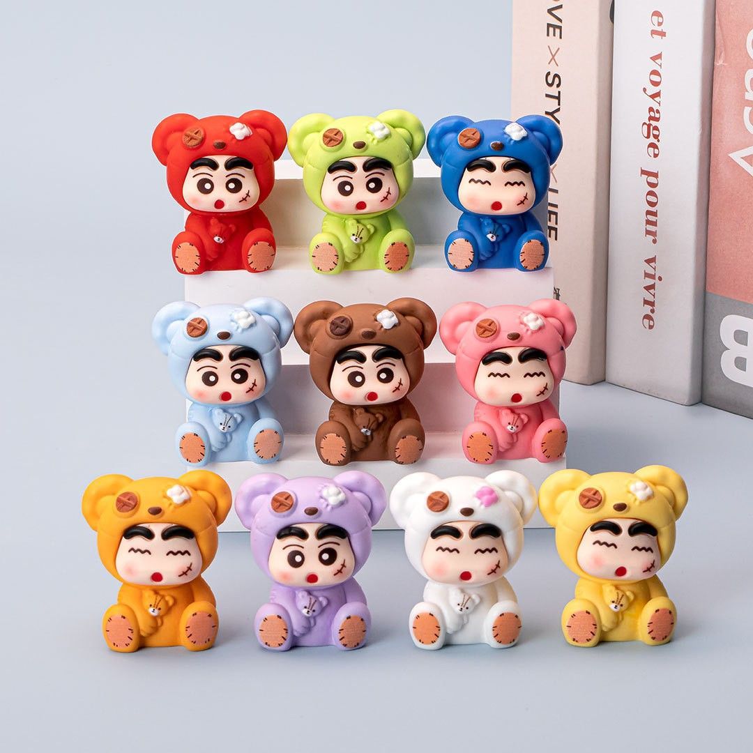 （直播拆）小新摆件手办萌粒手办办公室桌面装饰