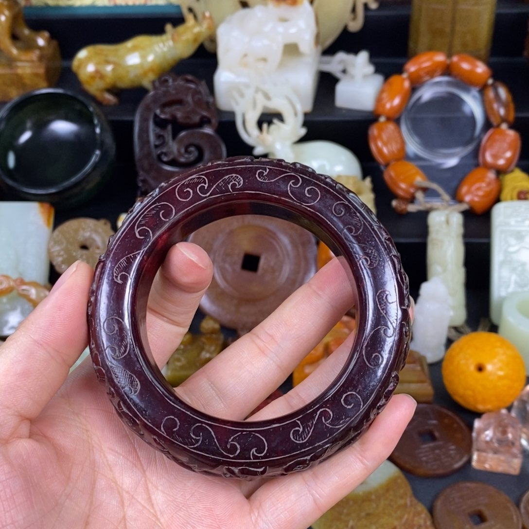 和田玉未镶嵌挂件妙**慧