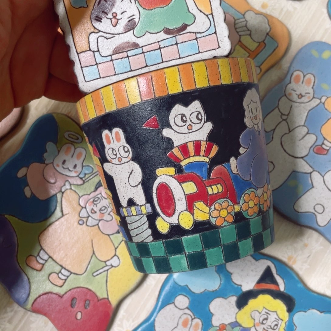 景德镇陶瓷艺术品清**野