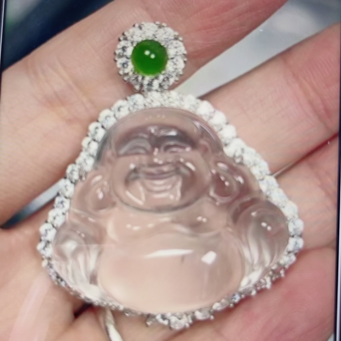 石英质玉颈饰银S925镶嵌J****爺