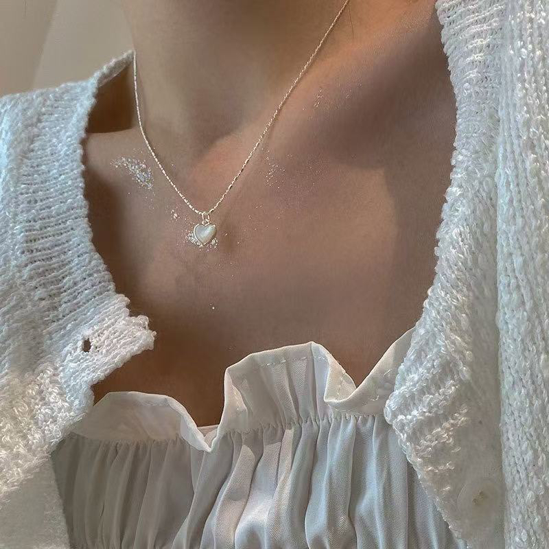 925银银制品 5052心语项链