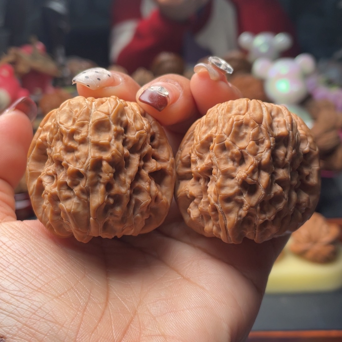 【闪购商品】文玩核桃把件路****e门墩42