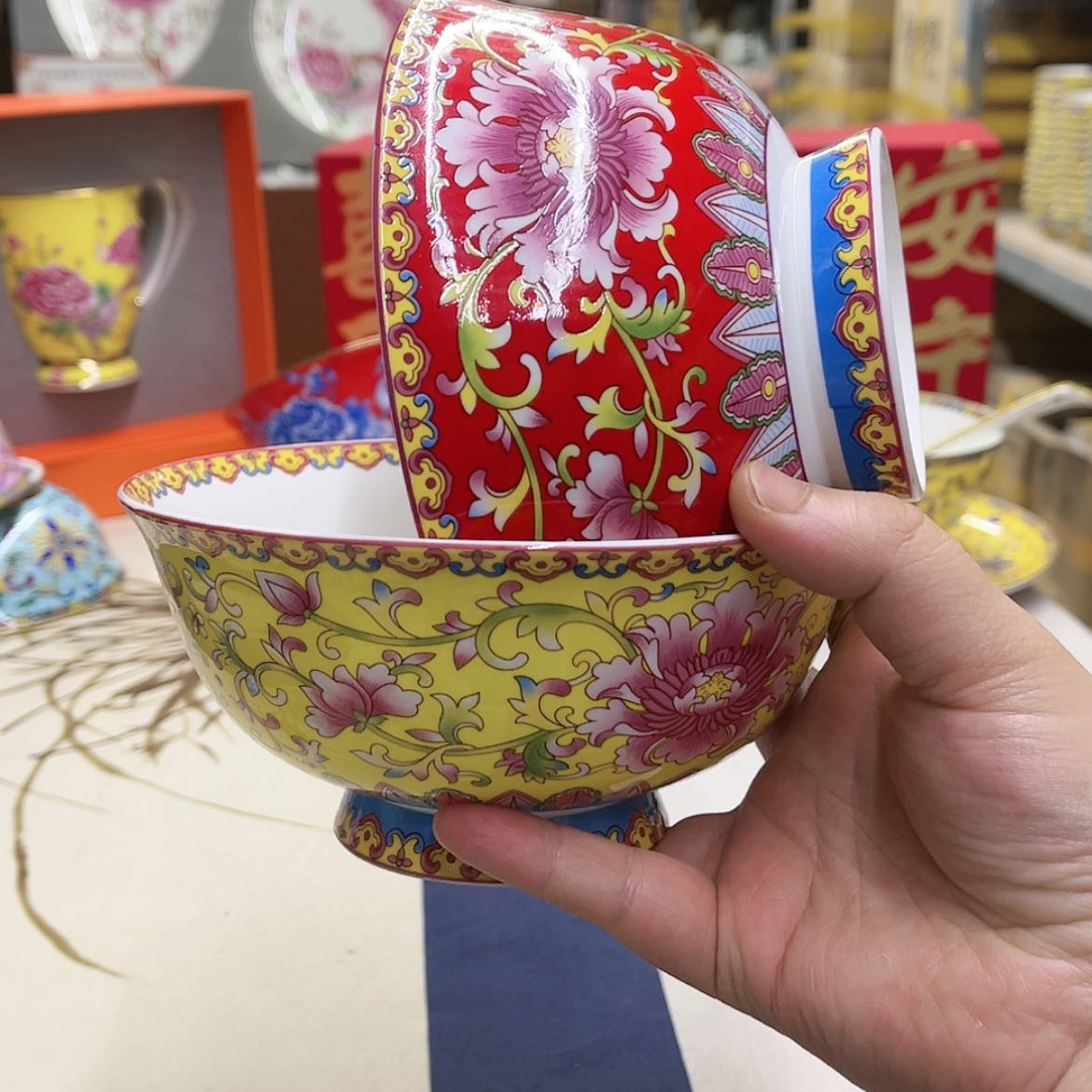 【闪购商品】骨瓷6英寸2混。。。。。
