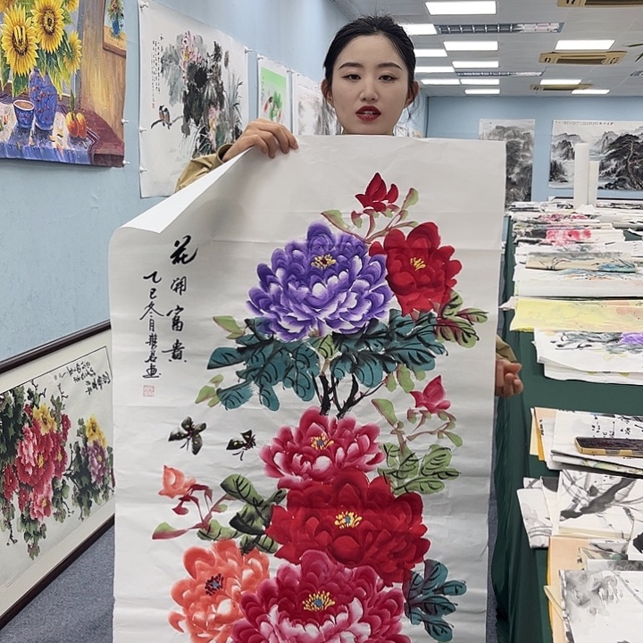 国画宣纸国画纯手绘作品