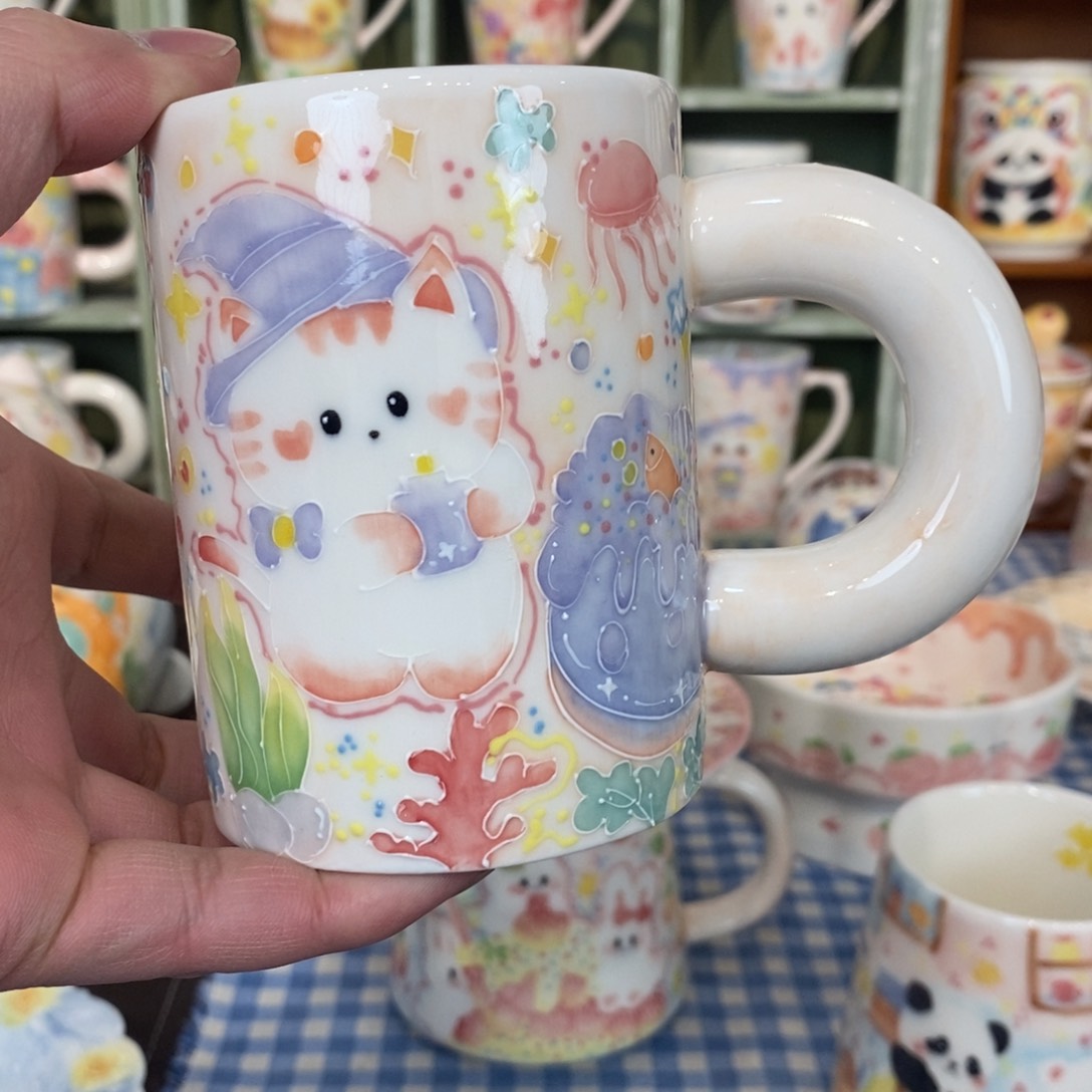 瓷片小熊马克杯福利价格