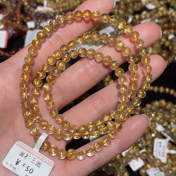 水晶未镶嵌手串手串