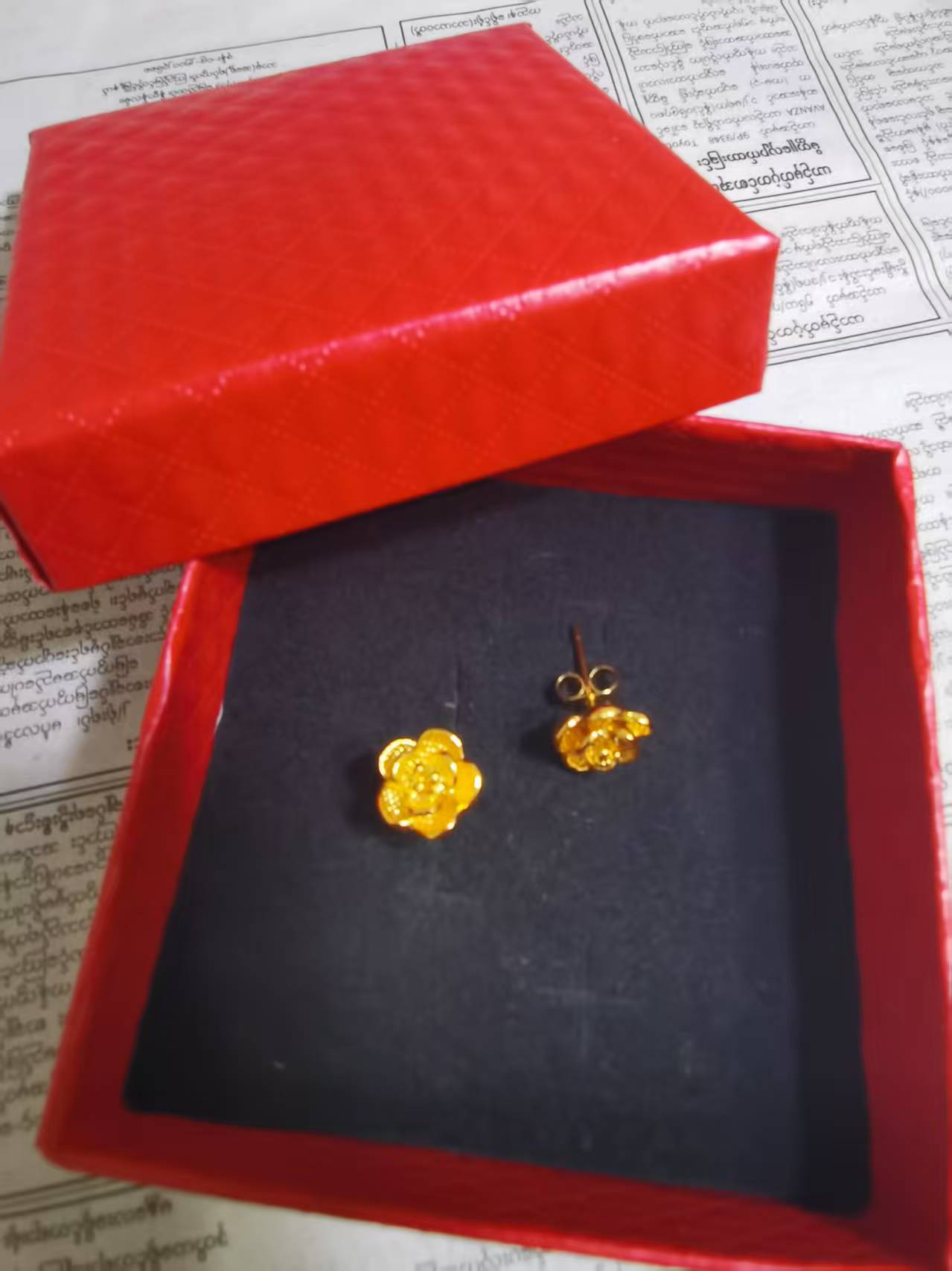 GJ-SR032 (高端典藏甄选)玫瑰花 时尚大气百搭 高端饰品