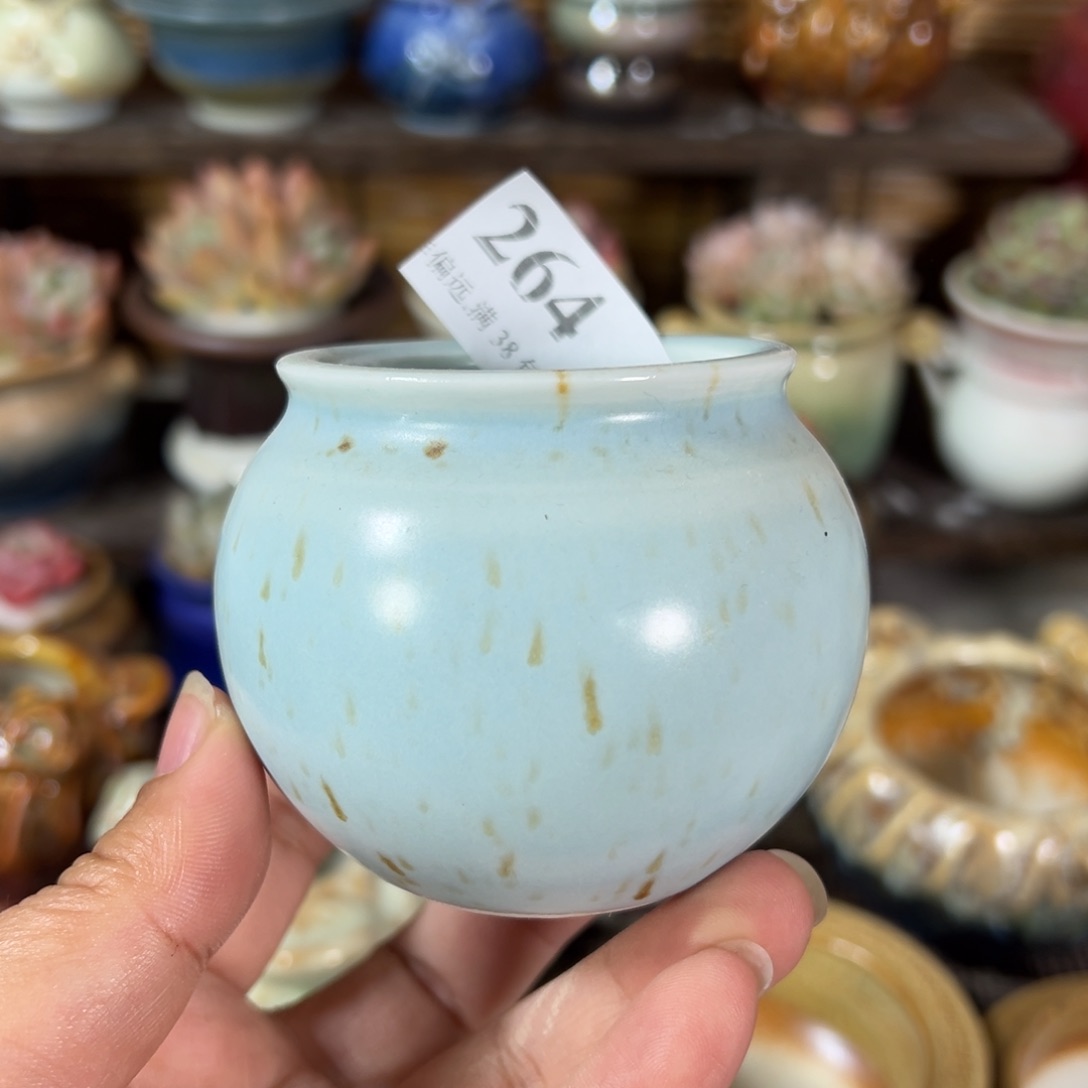 红陶景德镇手工花盆