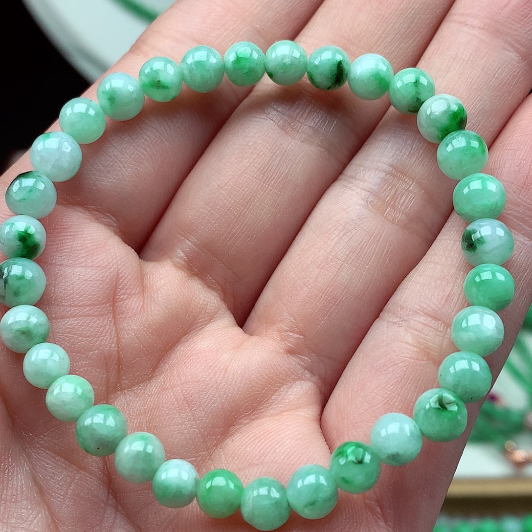 翡翠未镶嵌毛衣链翡翠