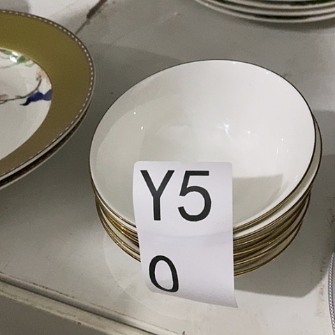 瓷六个小汤碗y50花