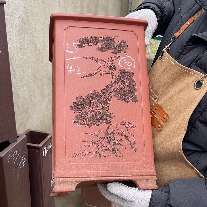 紫砂花盆紫砂等传统