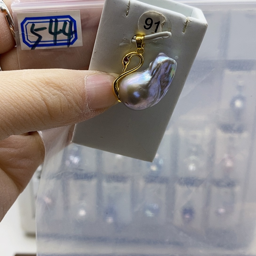 颈饰合金淡水珍珠