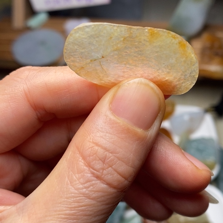 翡翠未镶嵌颈饰天然