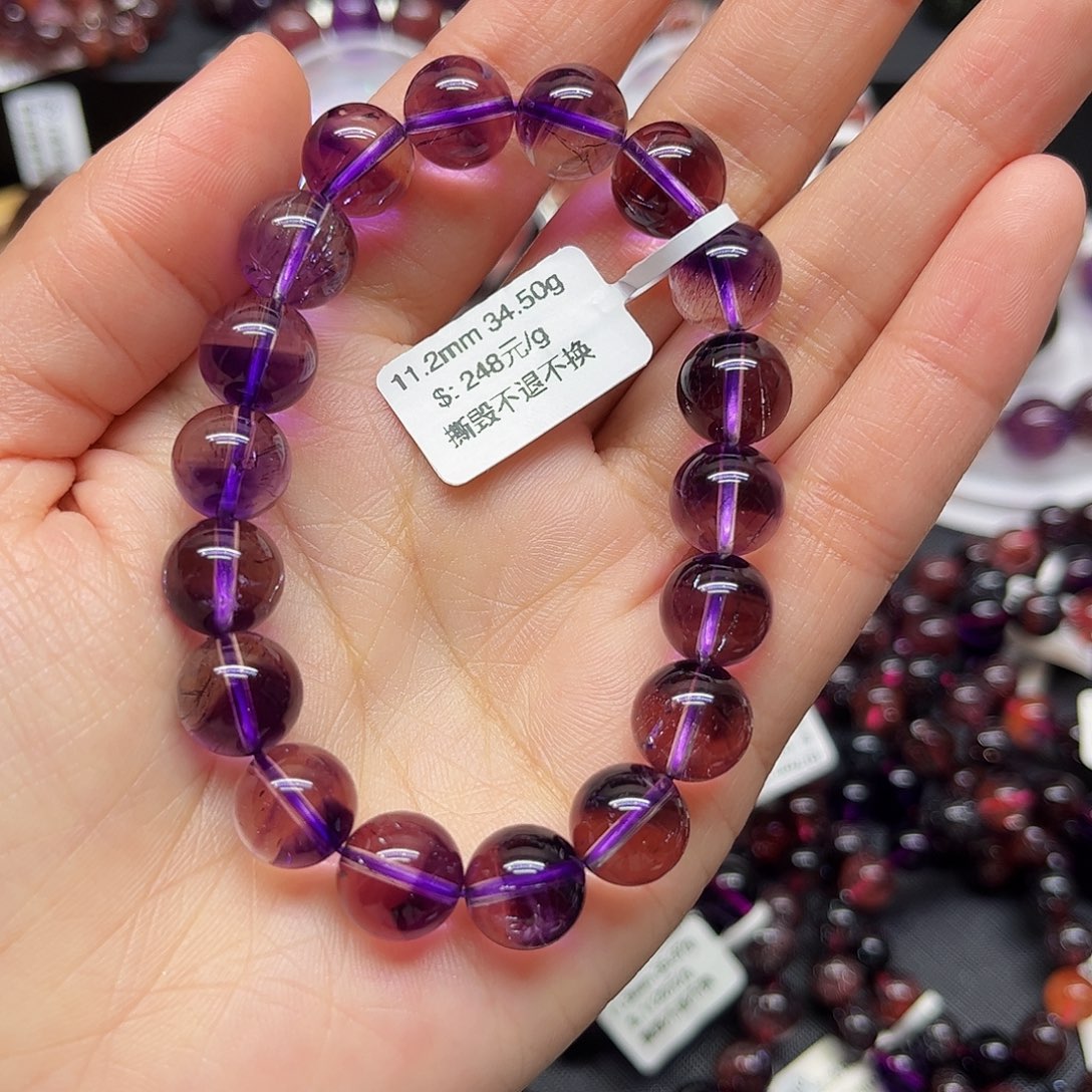 海***棠水晶未镶嵌手链手链