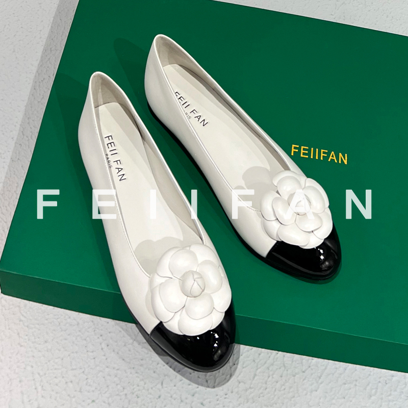 【现货】平底鞋女2025秋冬新款气质高级感法式绝美小香风单鞋子9110