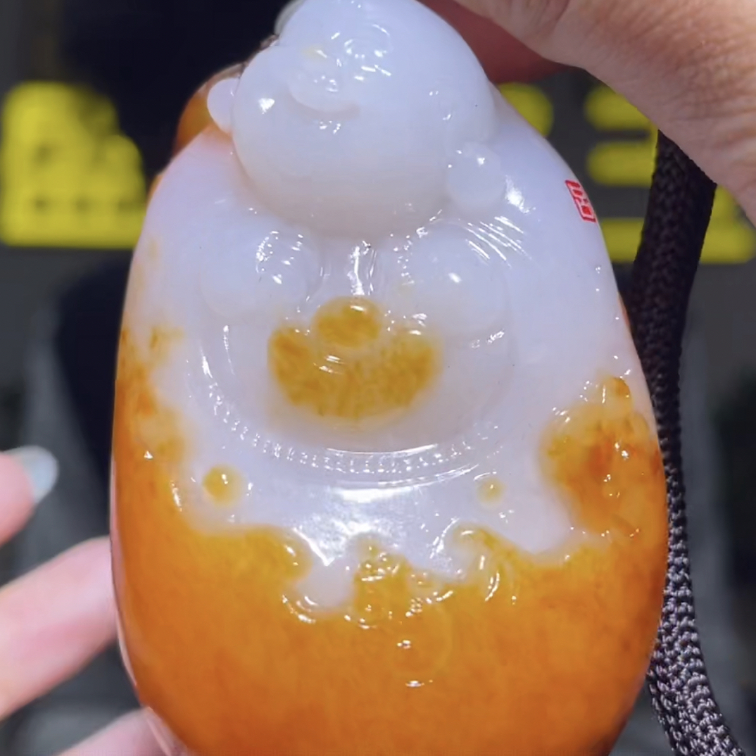 手把件货玉石把玩件文玩摆件D2