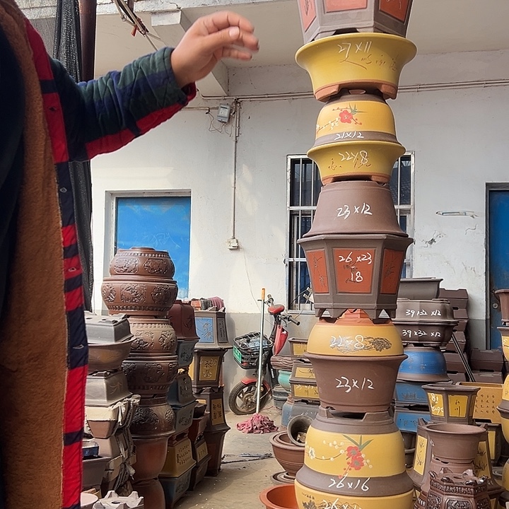 紫砂花盆紫砂花盆