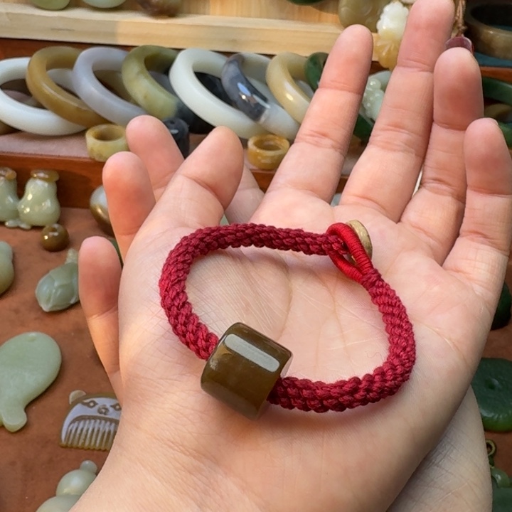 和田玉未镶嵌戒指