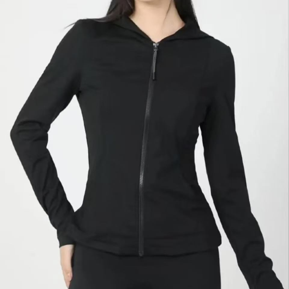 GIRDEAR/哥弟秋季新款舒适秋冬穿搭高弹显瘦带帽卫衣外套1400810