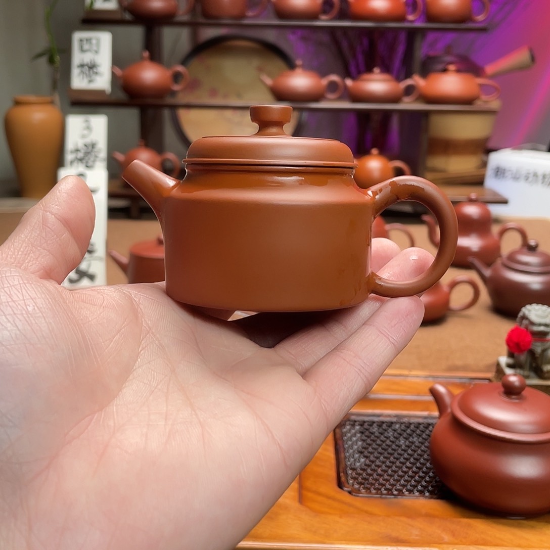 紫砂茶壶协**具朱泥手拉
