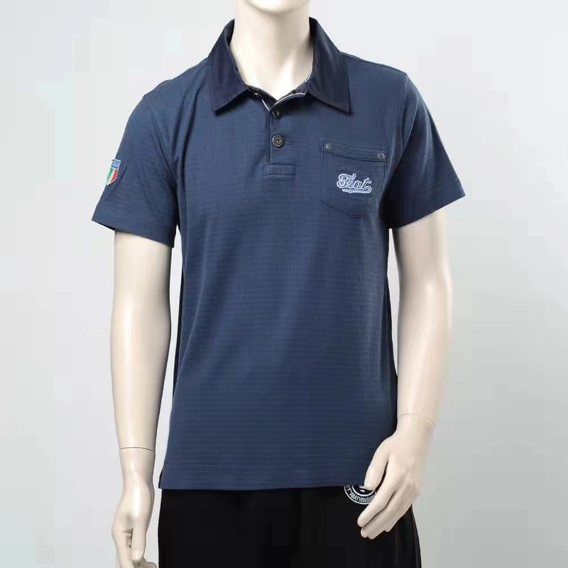 9轻奢正品男短袖翻领polo衫出口尾单真品余单尾货