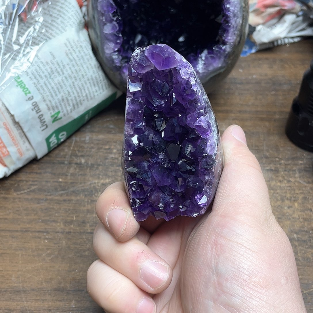 紫晶大型摆件（非配饰）未镶嵌
