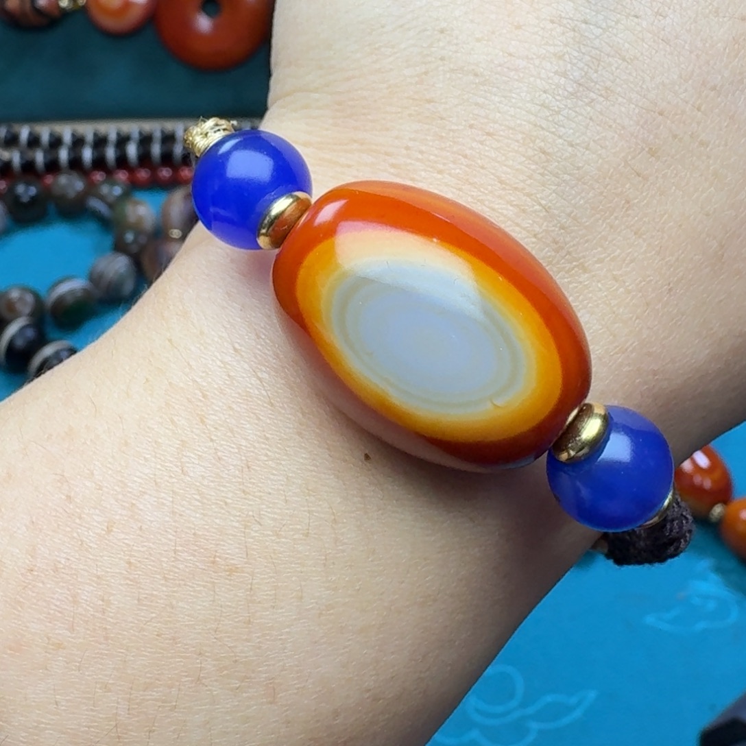 玛瑙/玉髓未镶嵌项链