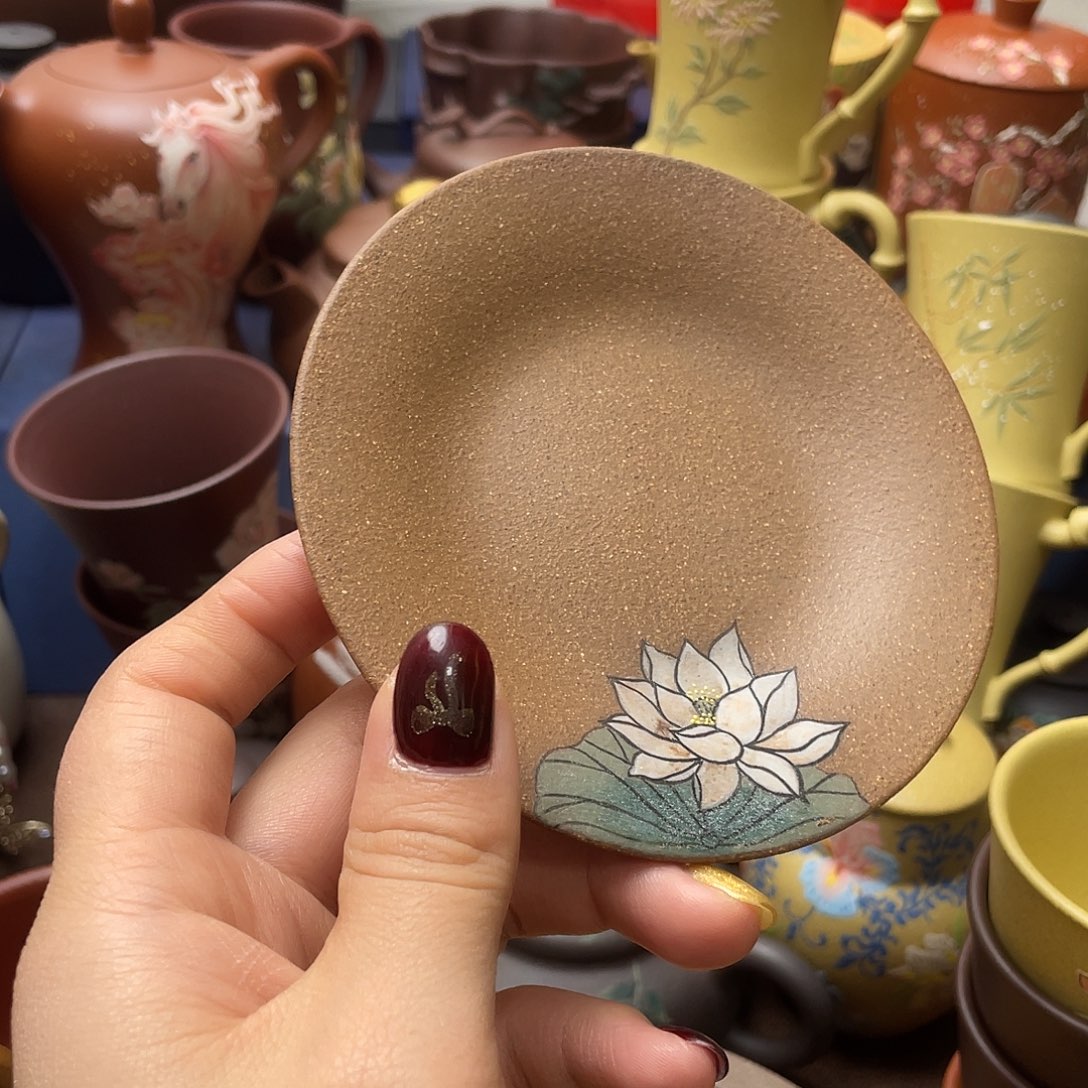 茶杯红泥紫砂主人杯10.5xm