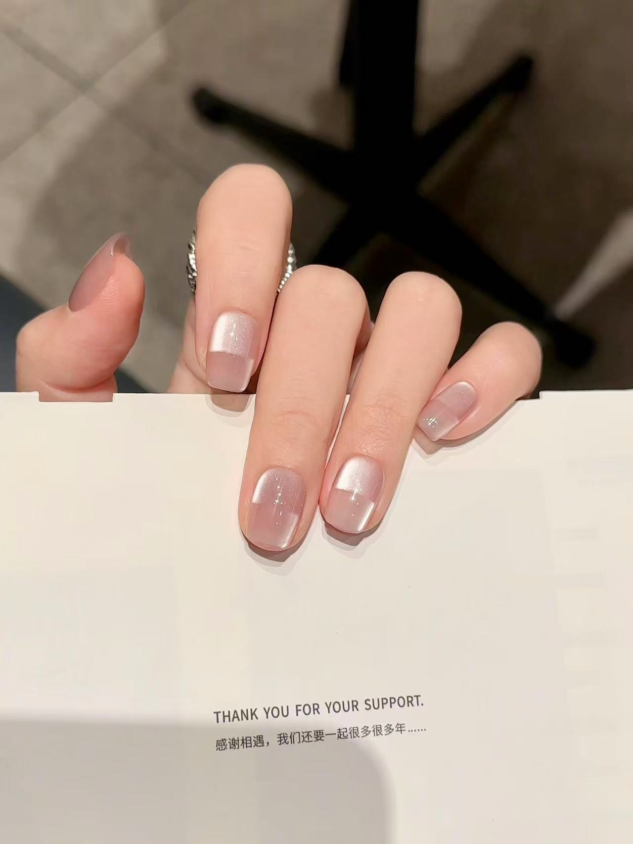 【结晶】爆款小众简单大气网红中款ins款纯色简约穿戴甲