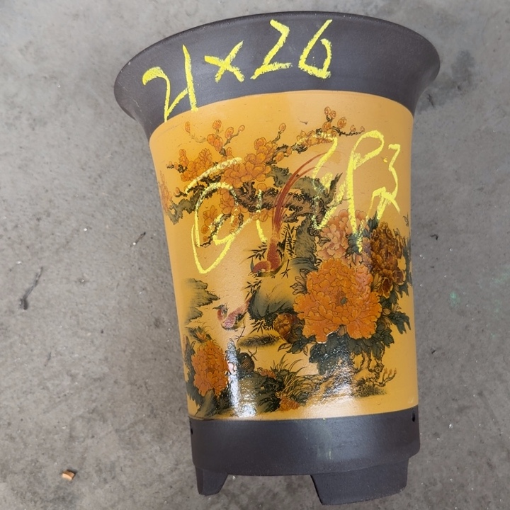 高度26口径21 紫砂花盆 