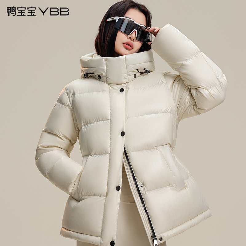 【丽公主专属】鸭宝宝流光面包泡芙90鹅绒服女保暖外套YA6018E875F1
