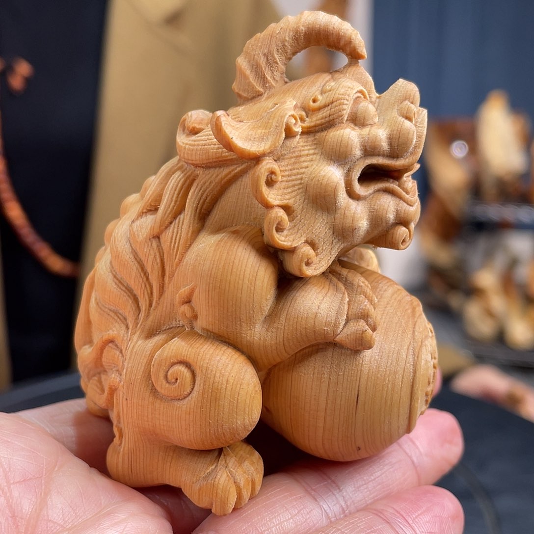 柏木（崖柏）手把件