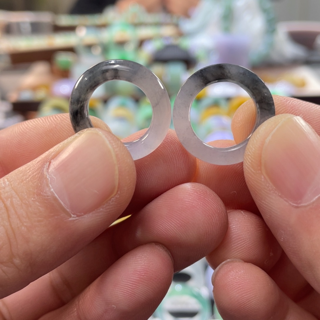 定制翡翠未镶嵌圈口3-6