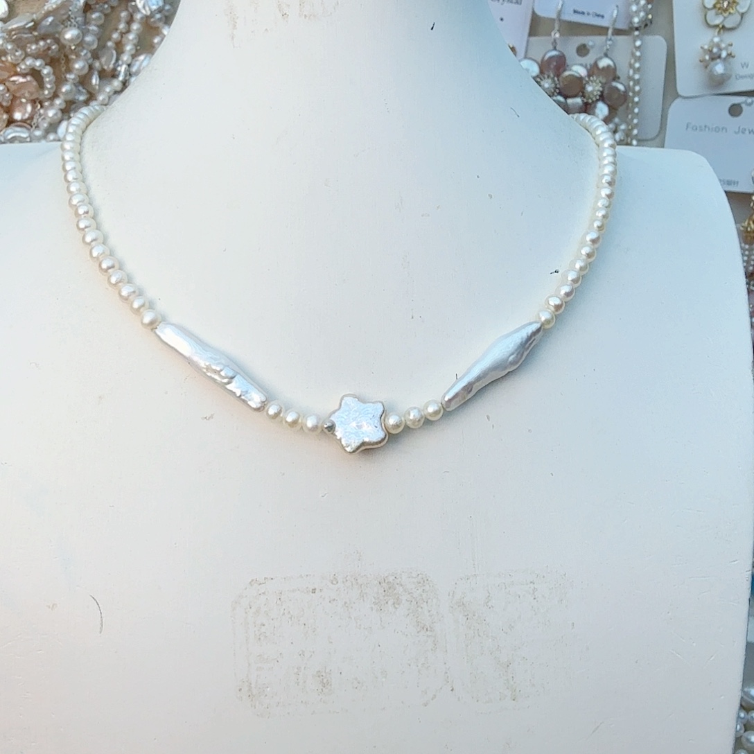 淡水珍珠未镶嵌颈饰