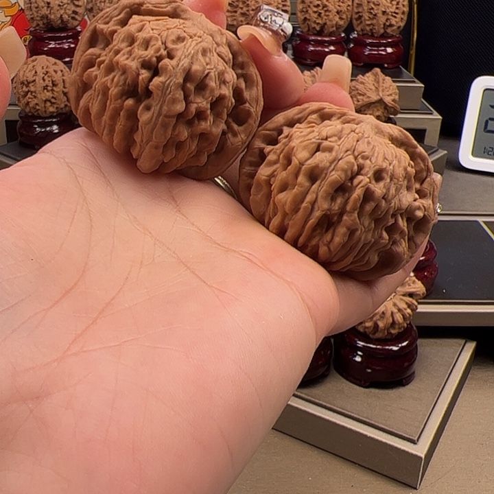 文玩核桃把件45 九山顶 四座楼 x-012