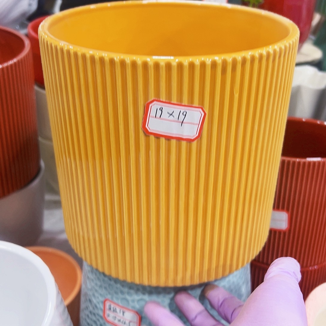 外贸尾单陶瓷花盆凑单10米包邮