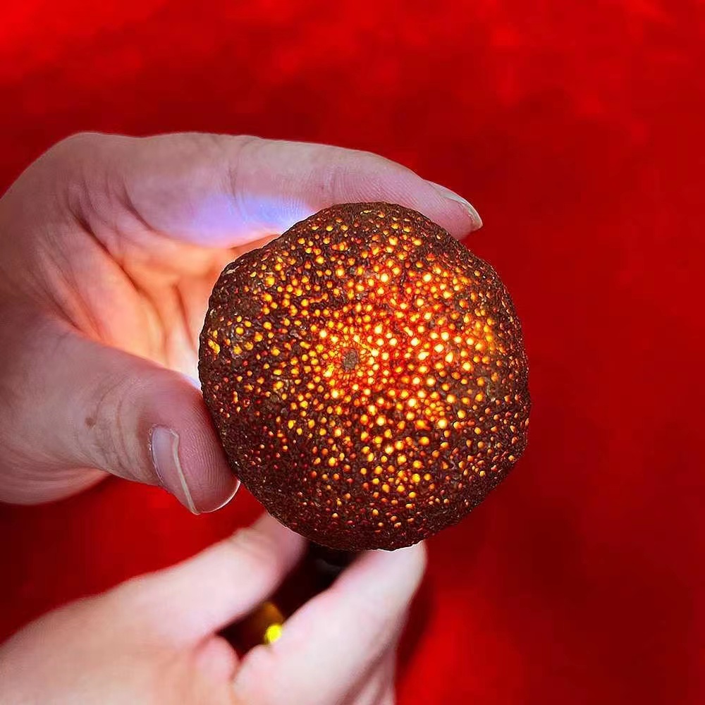 老爷子珍藏【阿强收皮】龙溪  霜起Y包果壳 龙18陈化 100g 拍一发三