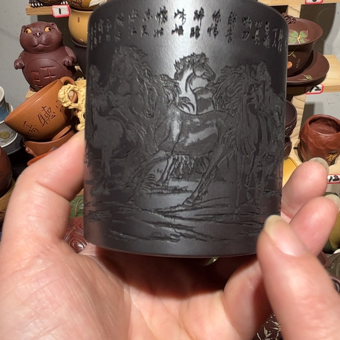 紫砂茶杯宜兴紫砂主人杯